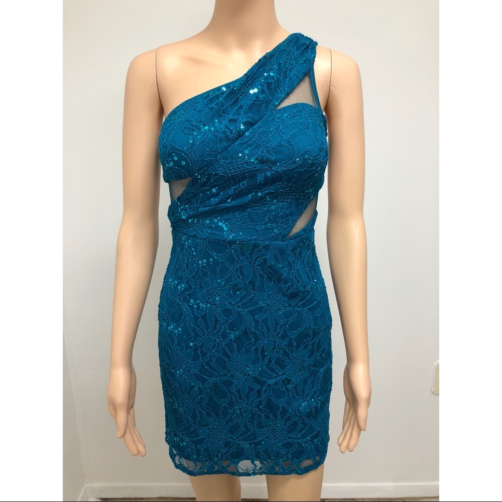 Adrianna papell one shoulder sleeveless dress